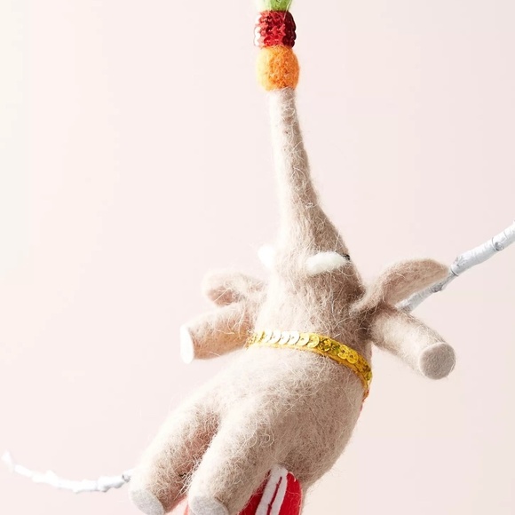 NWT Anthropologie Miss Bumbles Circus Fun Elephant Ornament Rare Out of Stock - Picture 7 of 10